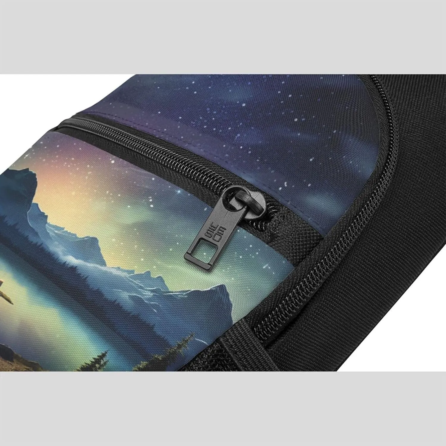 Crossbody Sling Backpack Sling Bag for Men Women Cross Chest Bag Shoulder Bag Celestial Night Sky Travel Hiking Daypack