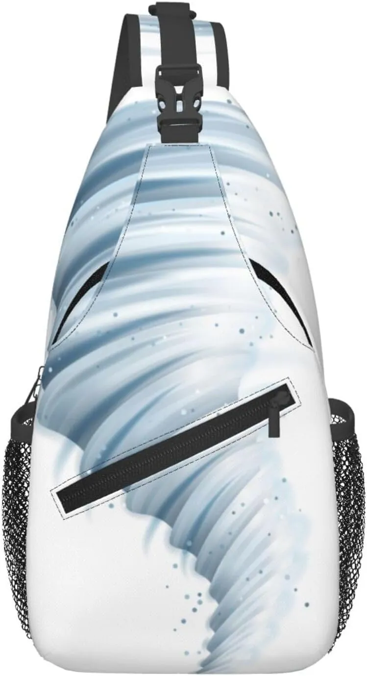 Crossbody Sling Bag for Men Women, Tornado Sling Backpack Shoulder Chest Bag, Anti Theft Travel Hiking Daypacks