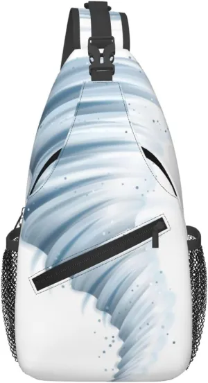 Crossbody Sling Bag for Men Women, Tornado Sling Backpack Shoulder Chest Bag, Anti Theft Travel Hiking Daypacks