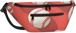 Crossbody Sling Bag for Women Men Baseball Print Lightweight Travel Essentials Chest Bag Waterproof Sling Backpack and Cross Body Bag for Daily Use