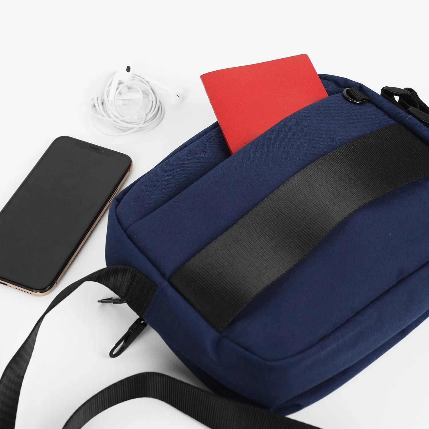 Crossing Jet Set Anti-Theft Multi-Sling with RFID - Navy