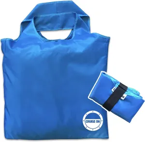 Cruise On Collapsible Travel Tote Bag, Large, Lightweight, Waterproof Nylon for Cruise, Beach, Shopping & Travel, Foldable & Packable into Small Pouch, Durable Carryall for Women & Men