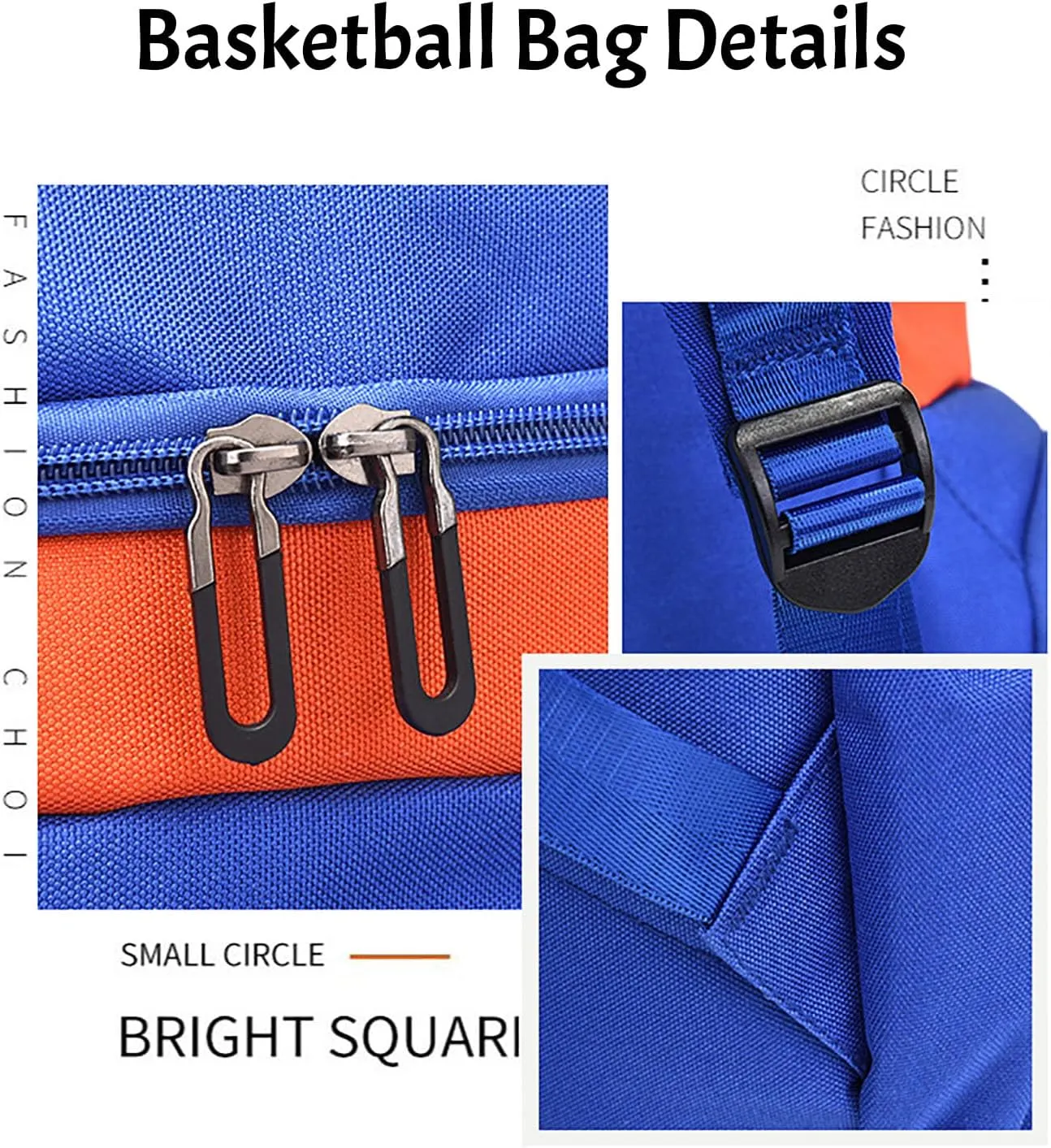 Custom Basketball Bag for Boys - Waterproof Backpack with Adjustable Straps, Personalized Name & Logo for Sports, Gym,Travel (Red white)