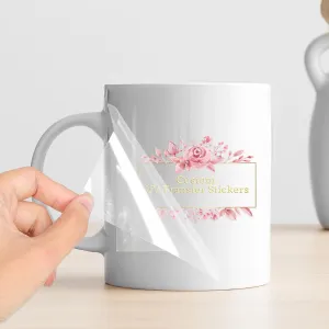 Custom Transfer Stickers Metal Custom Logo Sticker Personalized Business Logo Text Image Transfer Stickers for Birthday Party Wedding