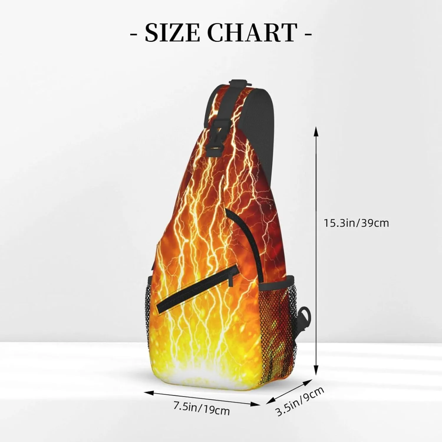 Cute Bow Men's Crossbody Chest Bag Adjustable Sling Shoulder Bags Backpack for Women Travel Sport