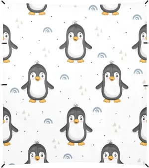 Cute Penguin Beach Tent Camping Sun Shelters Portable Outdoor Canopy Sun Shade for Camping Trips Fishing Backyard Fun or Picnics Easy Setup with Carrying Bag