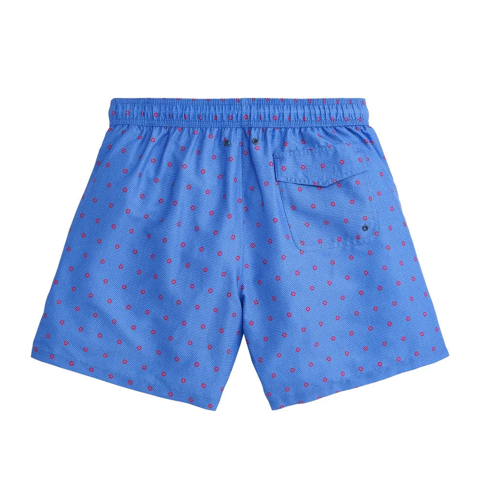 Daisy Tile Swim Trunks