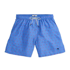 Daisy Tile Swim Trunks