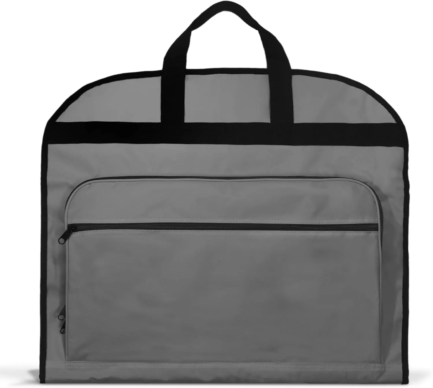 DALIX 39" Grey Business Garment Bag Pockets for Suits Dresses Clothing Foldable