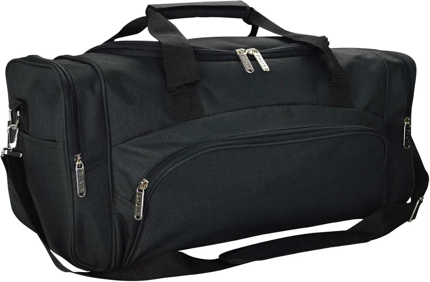 Dalix Large 25" Signature Travel Gym Bag w/Premium Lining in Black