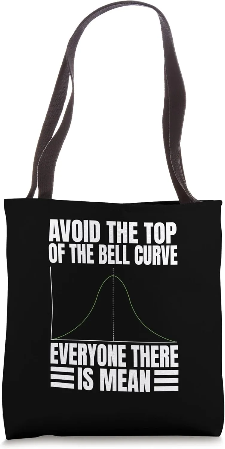 Data Analyst Statistician Business Consultant Bell Curve Tote Bag