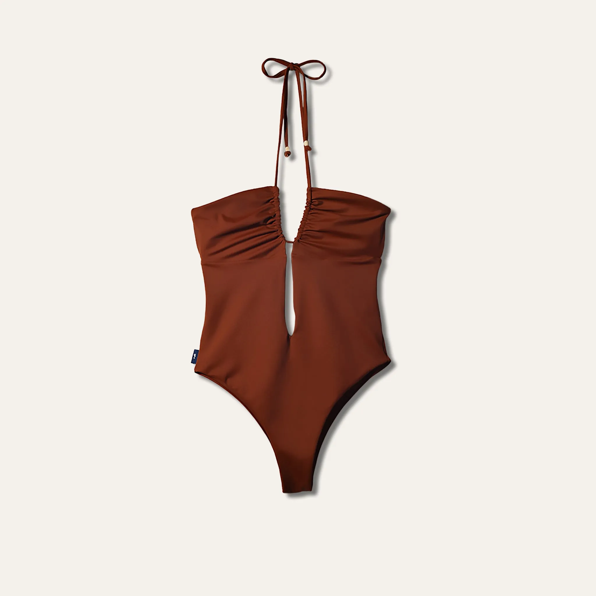 Deep Cutout One Piece Juniper