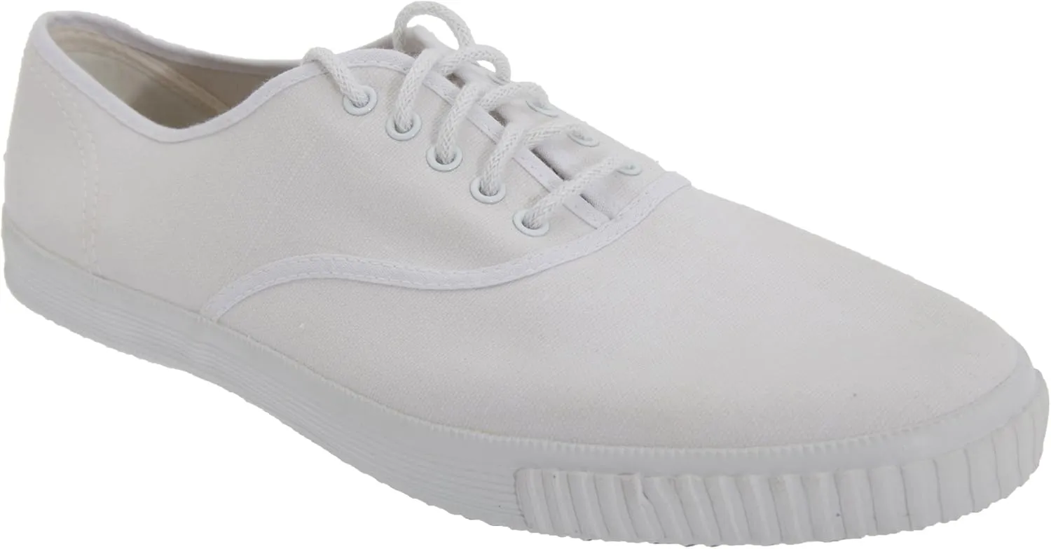 Dek Adults Unisex Lace Up Canvas Gym Plimsolls
