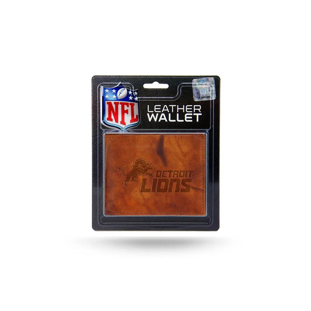 Detroit Lions Nfl Manmade Leather Billfold