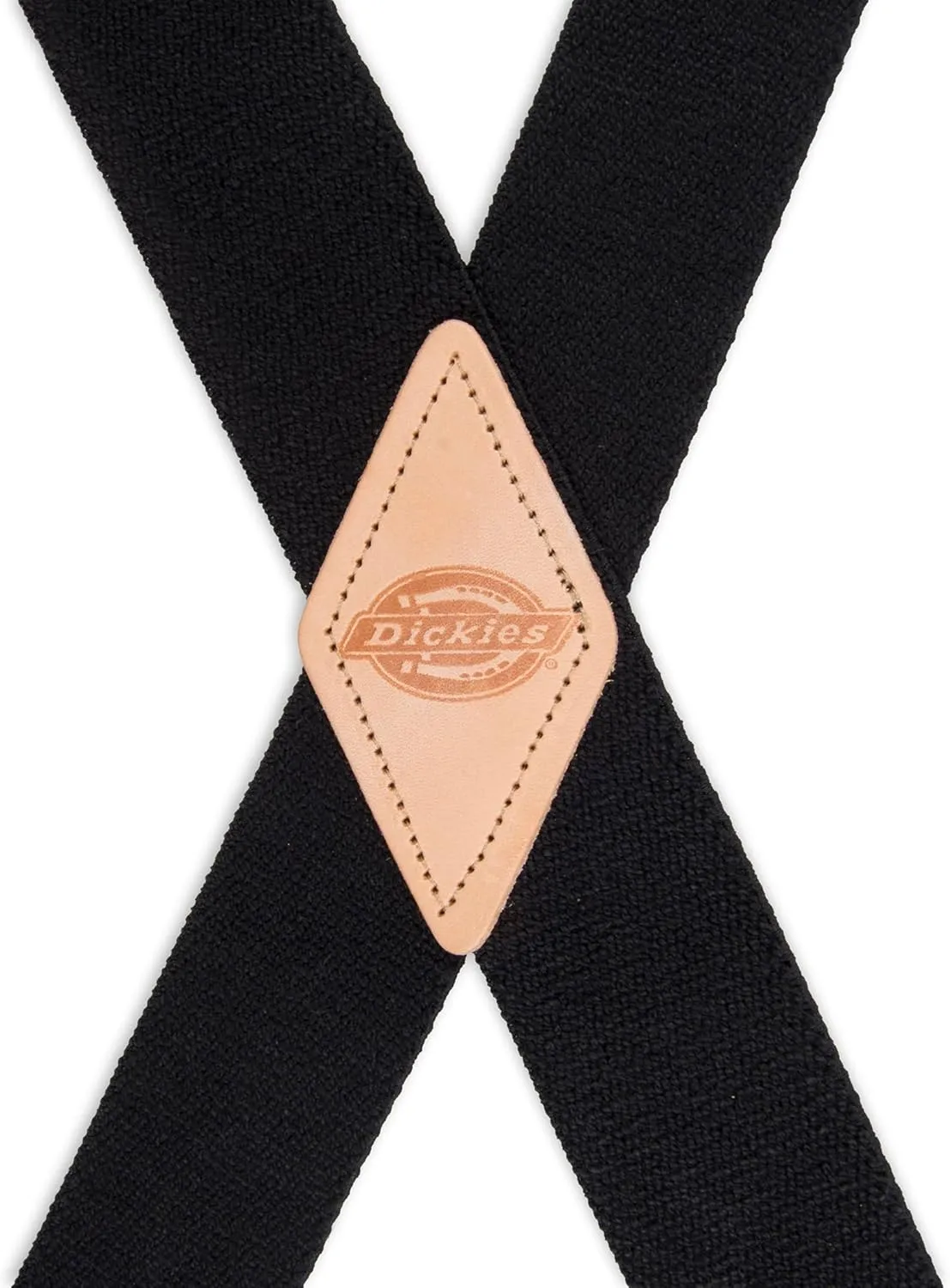 Dickies Men's 1 1/2 inch Solid Straight Clip Adjustable X Back Suspender