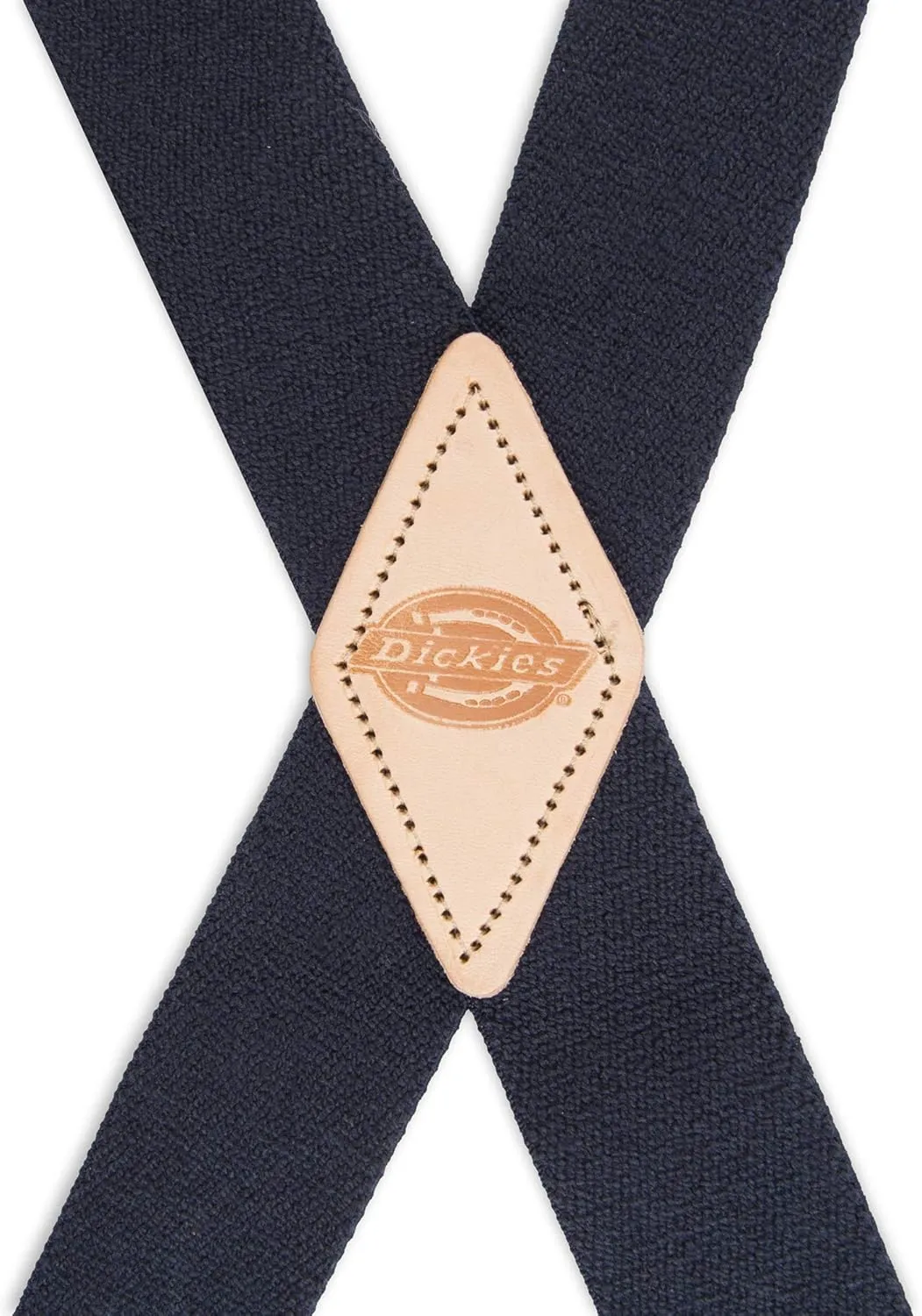 Dickies Men's 1 1/2 inch Solid Straight Clip Adjustable X Back Suspender