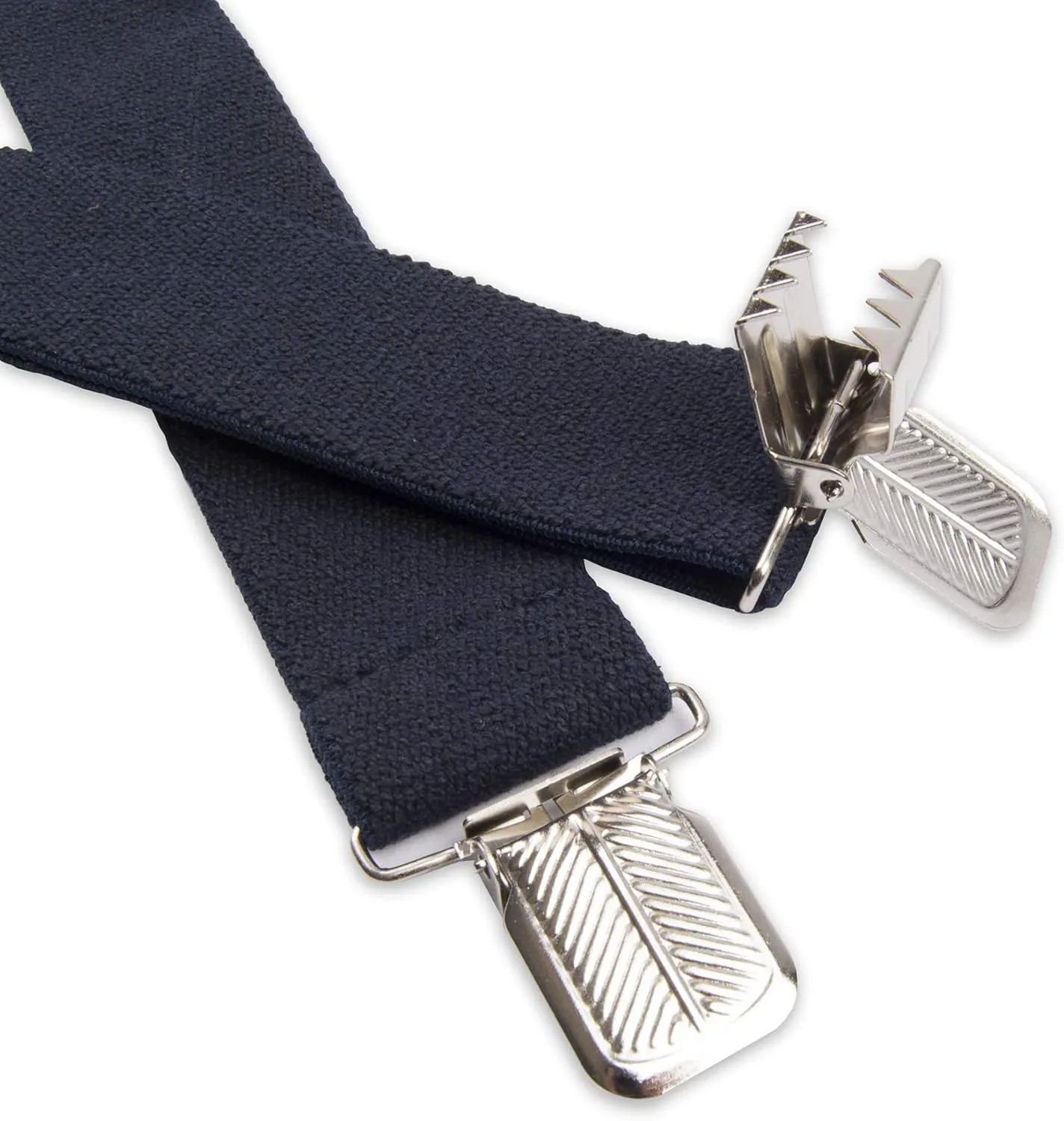 Dickies Men's 1 1/2 inch Solid Straight Clip Adjustable X Back Suspender