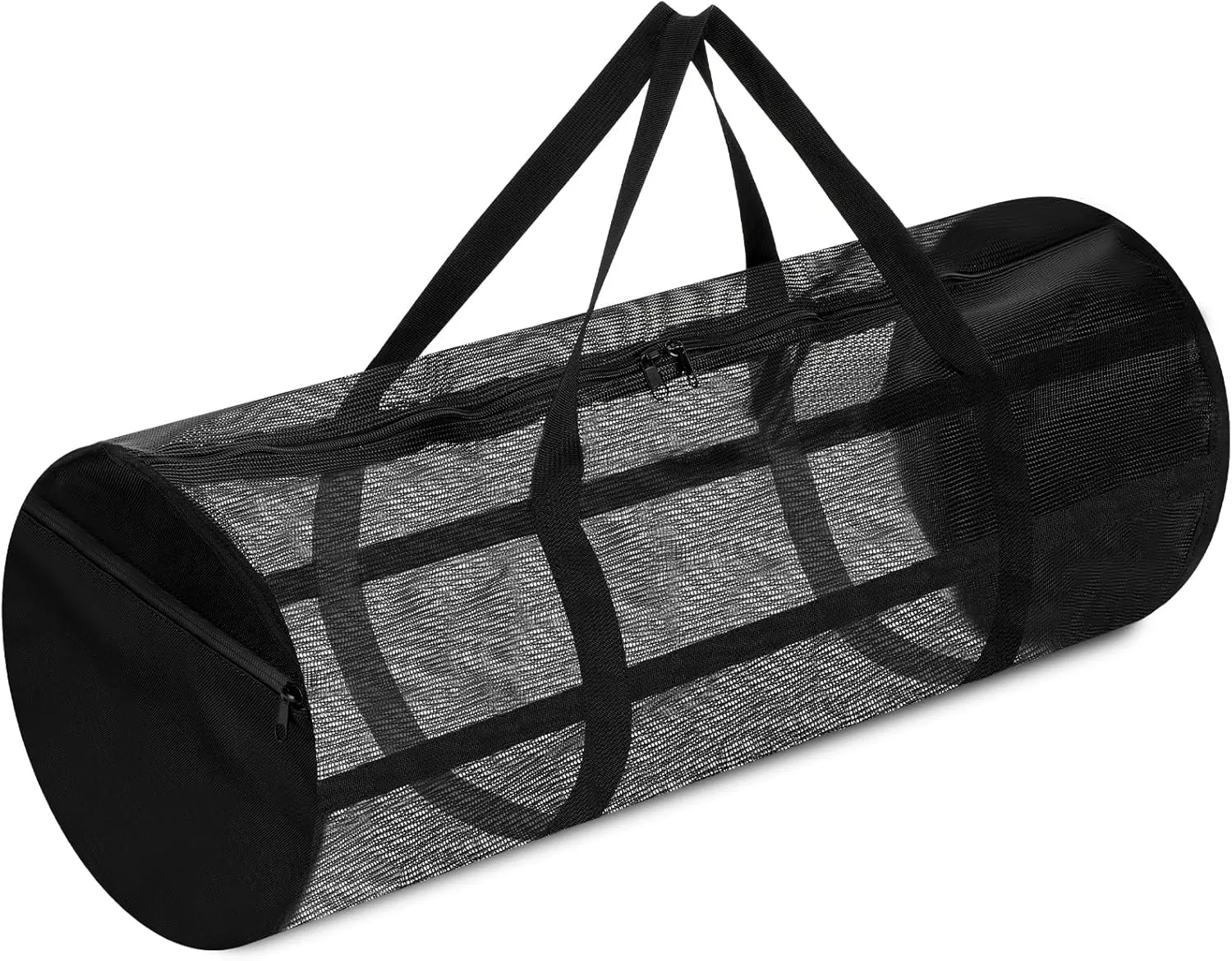 Diving Mesh Duffel Bag Large Capacity,Quick-Dry,Ventilation System for Freediving Scuba Diving Snorkeling,Beach Volleyball,Soccer,Spearfishing Ideal Companion for Beach Travel and Entertainment