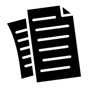 Document Glyph Icon