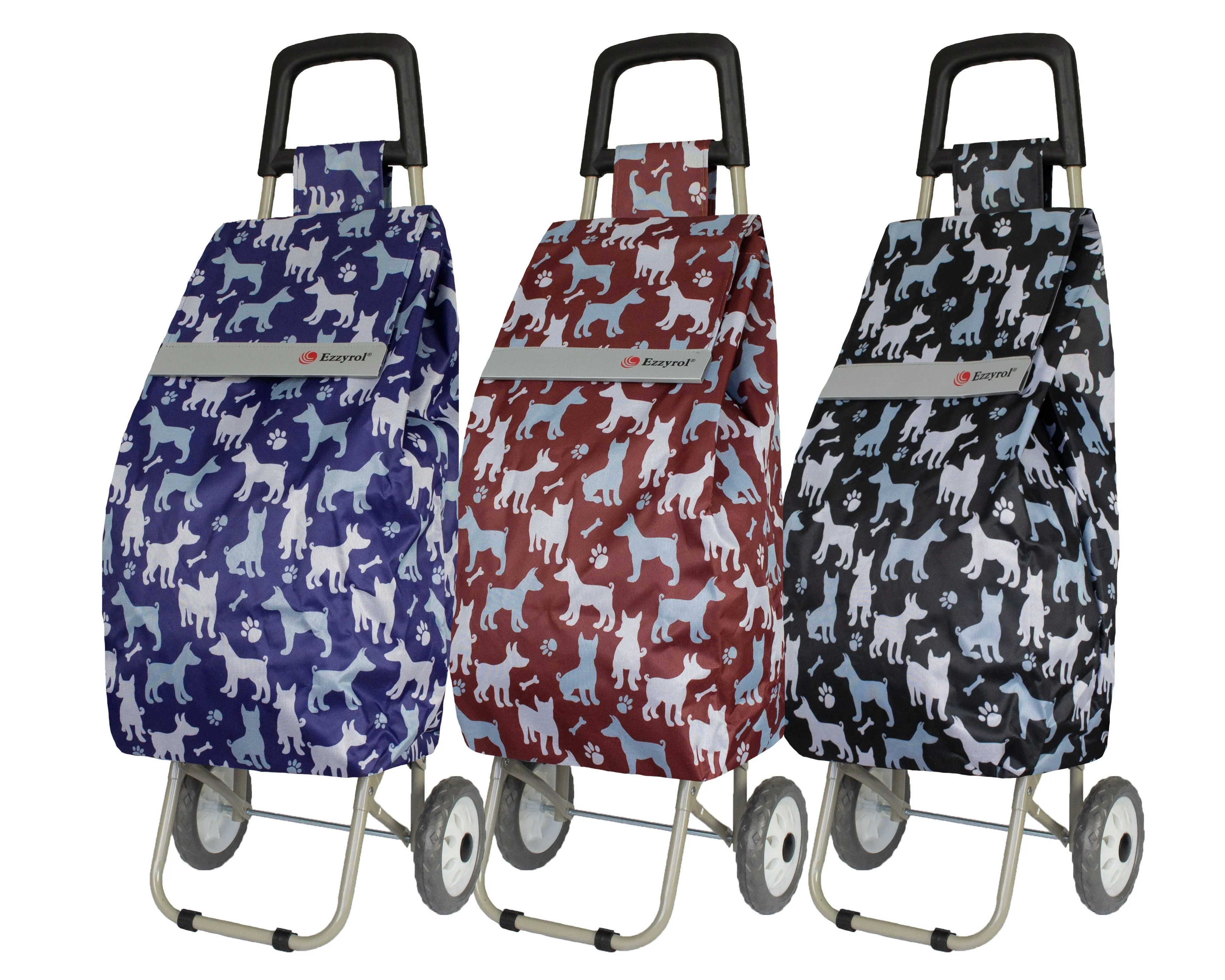 Dog Pattern Lightweight Shopping Trolley