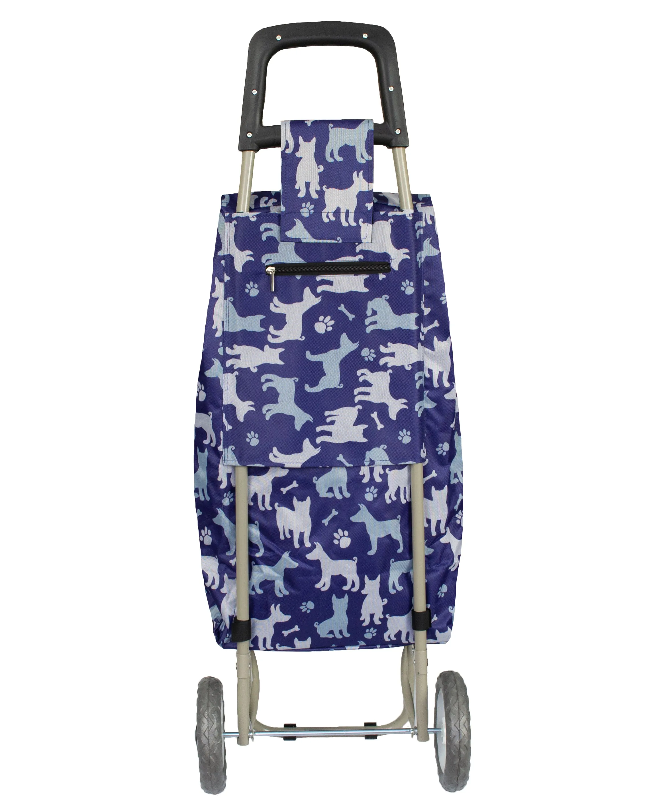 Dog Pattern Lightweight Shopping Trolley
