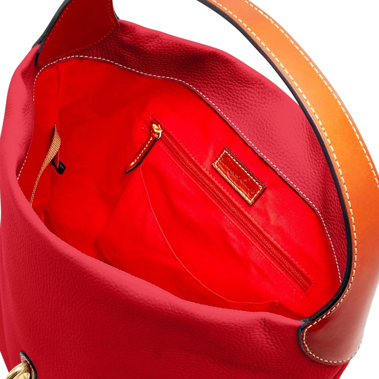 Dooney & Bourke Handbag & Wallet Set, Pebble Grain Leather Logo Lock Shoulder Bag and Coin Purse for Women