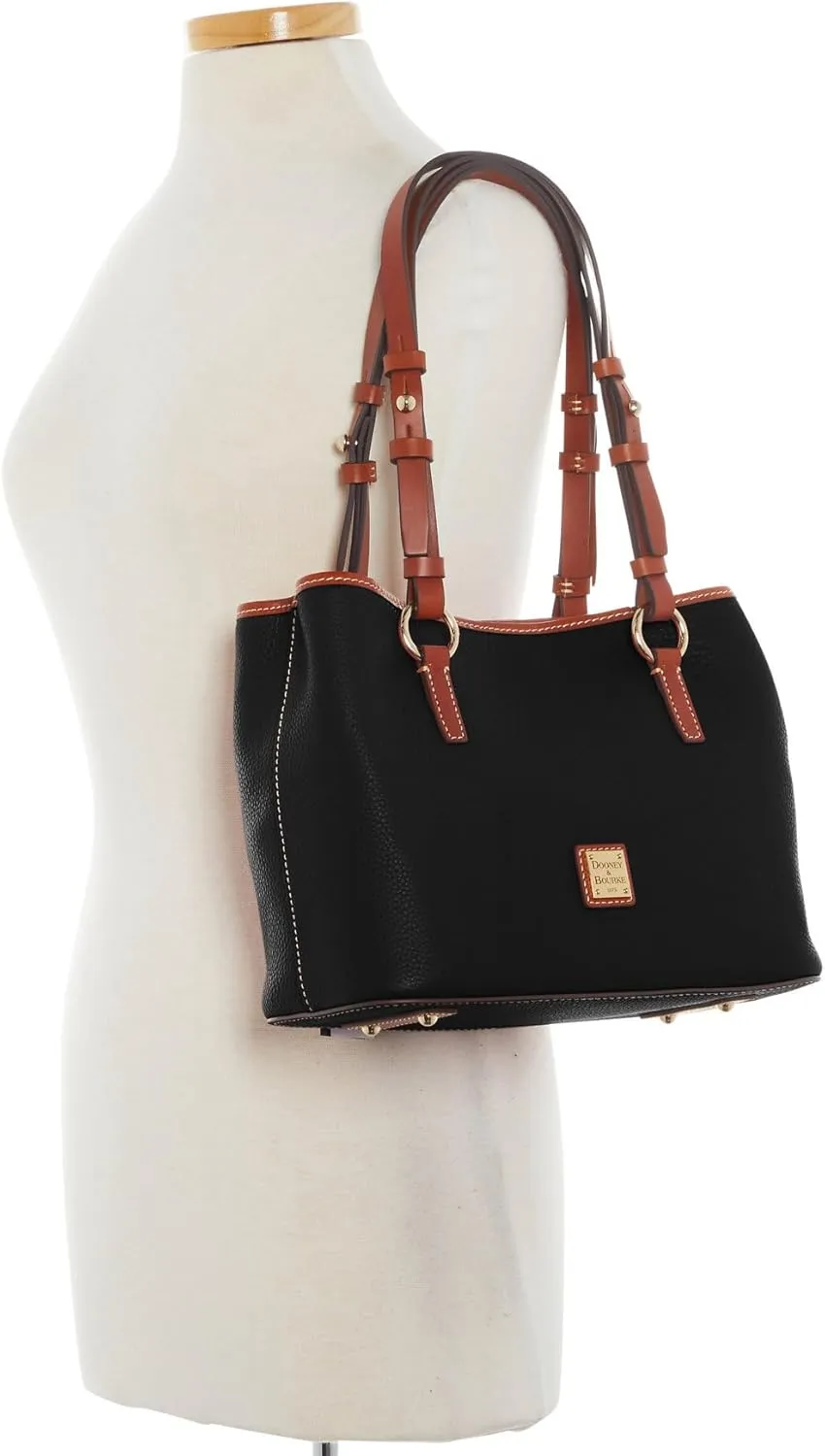 Dooney & Bourke Handbags and Accessories, Pebble Grain Leather Briana Small Shoulder Bag with Wristlet Pouch