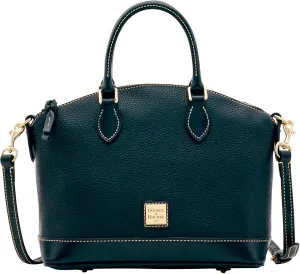 Dooney & Bourke Women's Darcy Satchel in Pebble Grain Leather, Large Handbag with Dual Handles & Adjustable Crossbody Strap