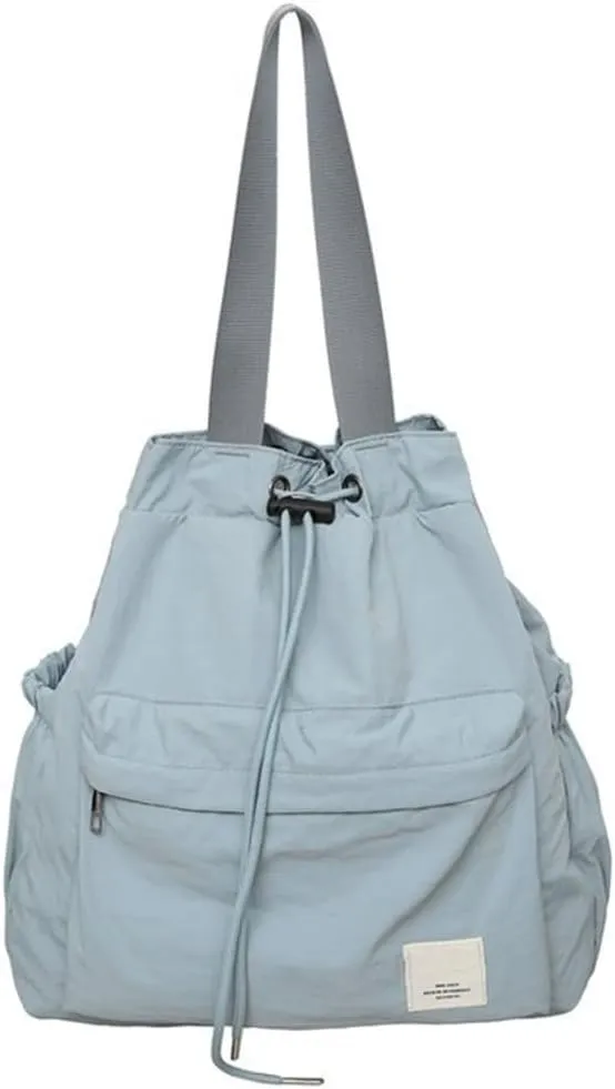 Drawstring Backpack Leisure Handbag Large Capacity Backpack Casual Daypacks Student School Bag Travel Bag for Teens