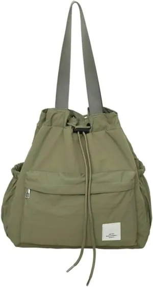 Drawstring Backpack Leisure Handbag Large Capacity Backpack Casual Daypacks Student School Bag Travel Bag for Teens