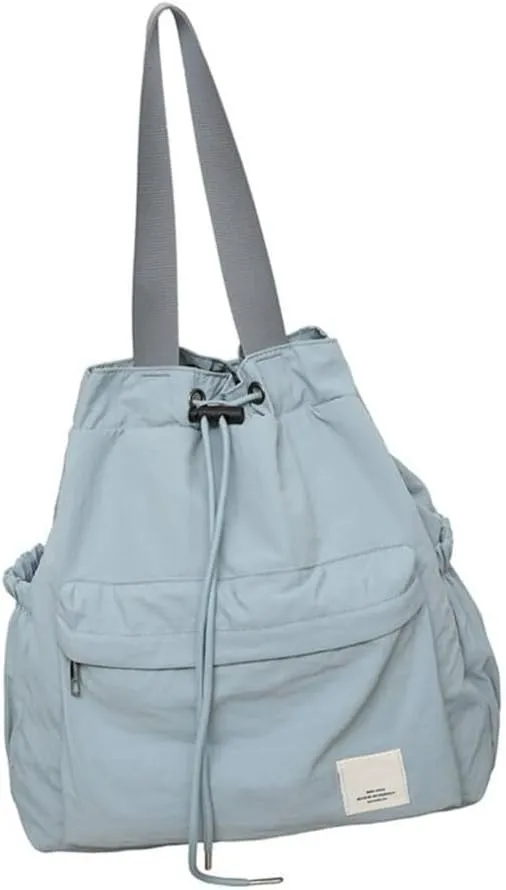 Drawstring Backpack Leisure Handbag Large Capacity Backpack Casual Daypacks Student School Bag Travel Bag for Teens
