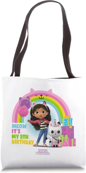 DreamWorks Gabby’s Dollhouse 5th Birthday Tote Bag