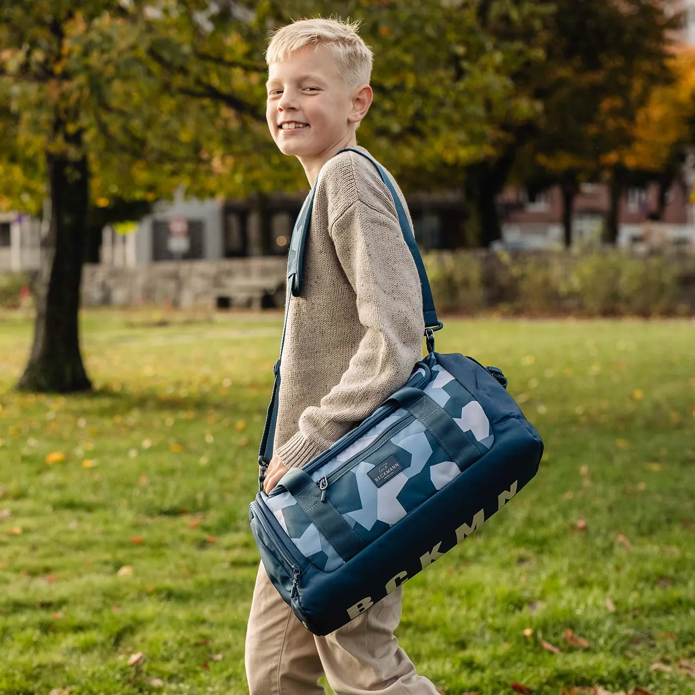 Duffel Bag Sport, Blue Camo