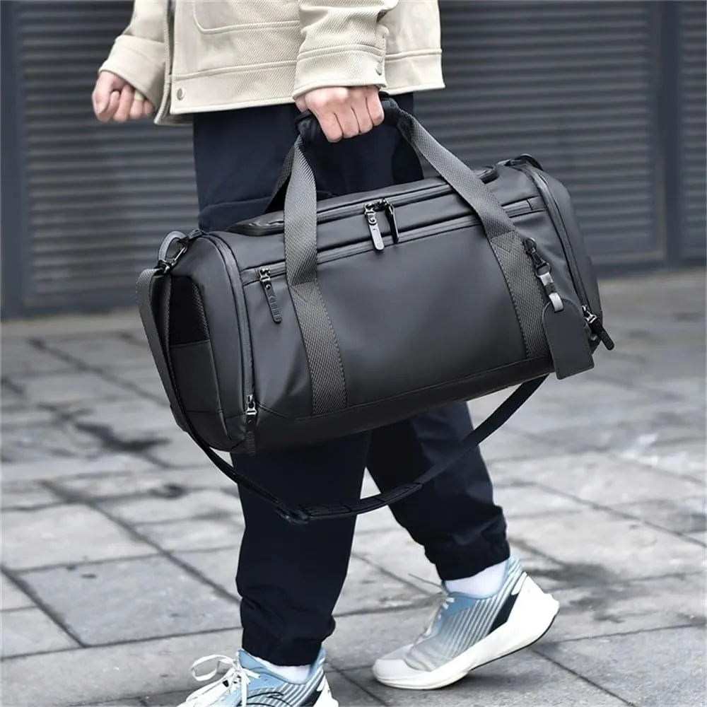 Duffle Bag Compartment Handbag Travelling Luggage Bag for Travel, Workout(Black)