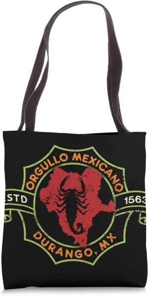 Durango State of Mexico Grunge Emblem Tote Bag