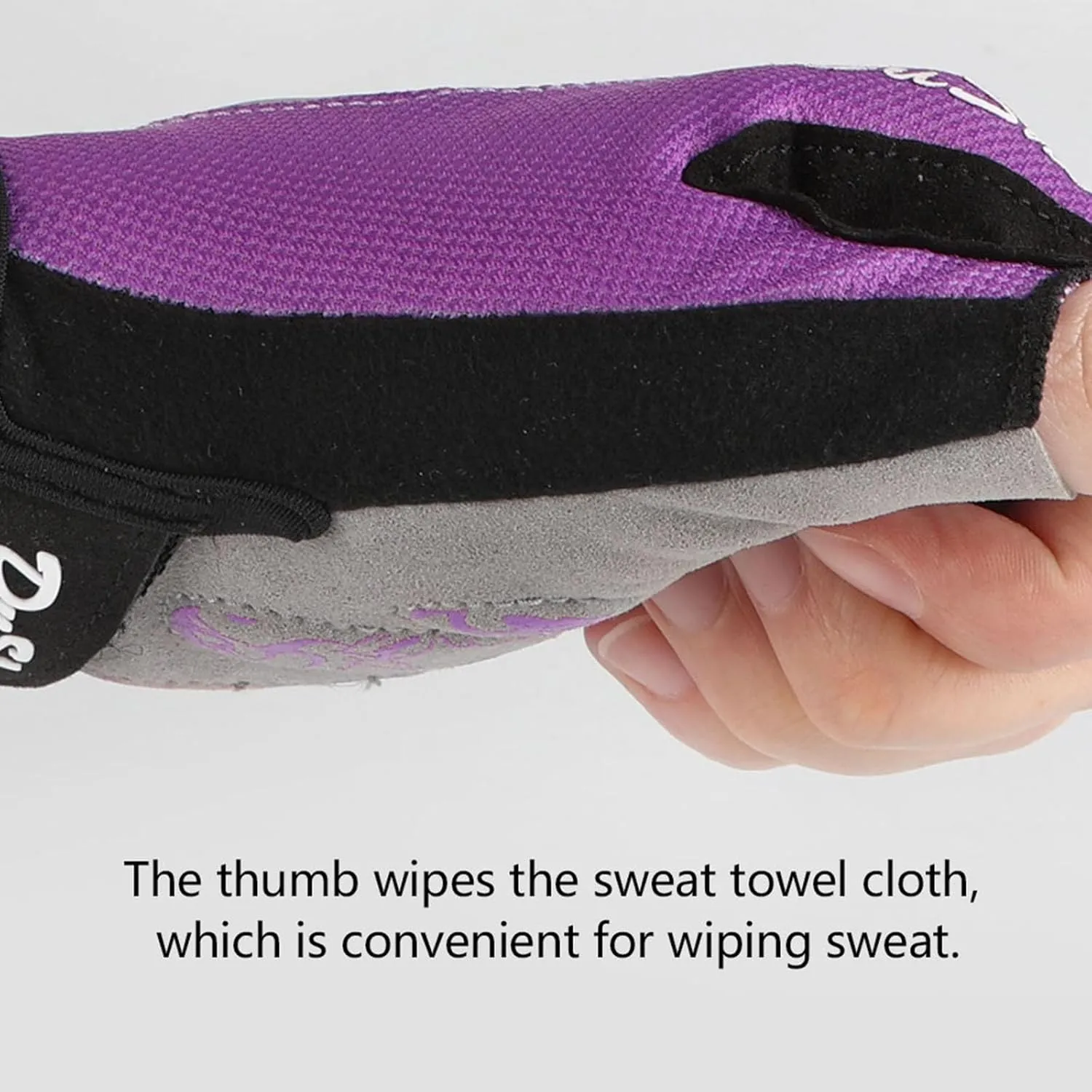 DuShow Women Half Finger Cycling Gloves,Gel Padded Anti-Slip Shock-Absorbing Mountain Road Bicycle Biking Bike Short Fingerless Gloves