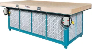 Dynabrade 64652: 48" (122 Cm) W X 96" (244 Cm) L Downdraft Sanding Table