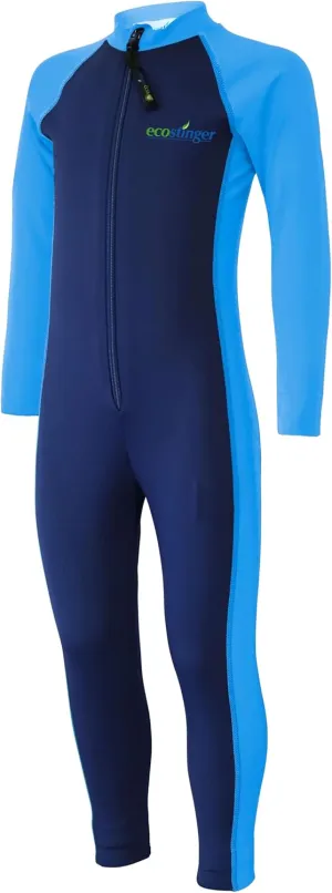 EcoStinger® Boys Full Body Swimsuit Stinger Suit UV Protection UPF50  Chlorine Resistant Navy Blue