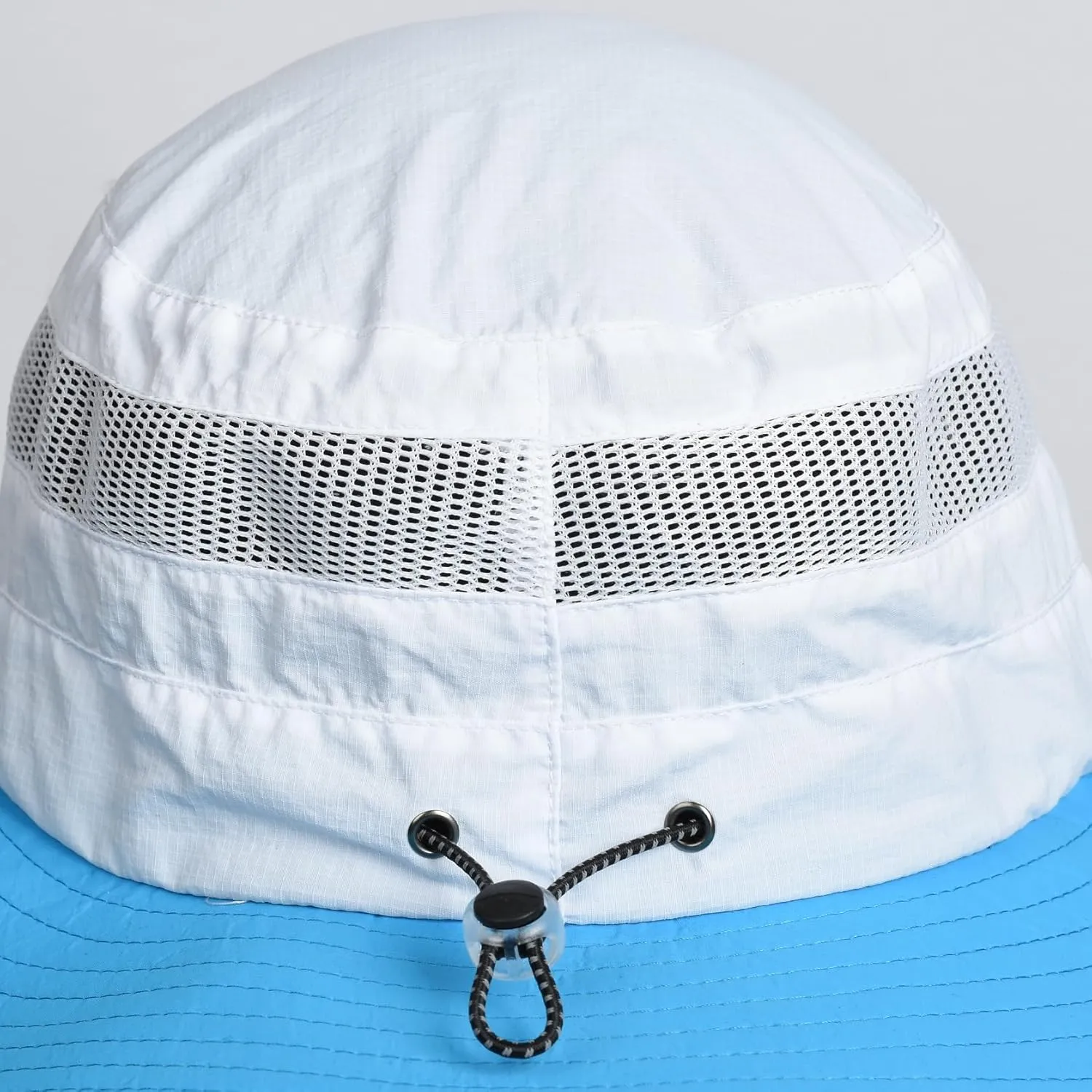 EDTREK Adventure Sun Hat for Womens Mens Kids Wide Brim Boonie with Sunglasses Hole Breathable Beach Hat