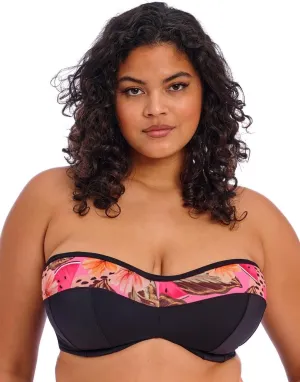 Elomi Women's Cabana Nights Underwire Bandeau Bikini Top