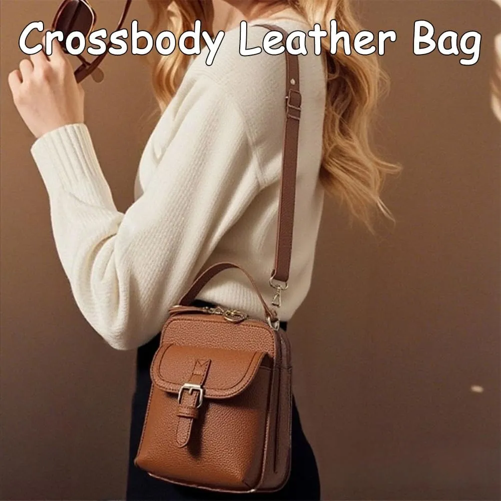 Enjoyaitlife Crossbody Bag, Enjoyaitlife Crossbody Purse, Large Capacity Anti-Theft Vintage Bag with 10 Card Slots