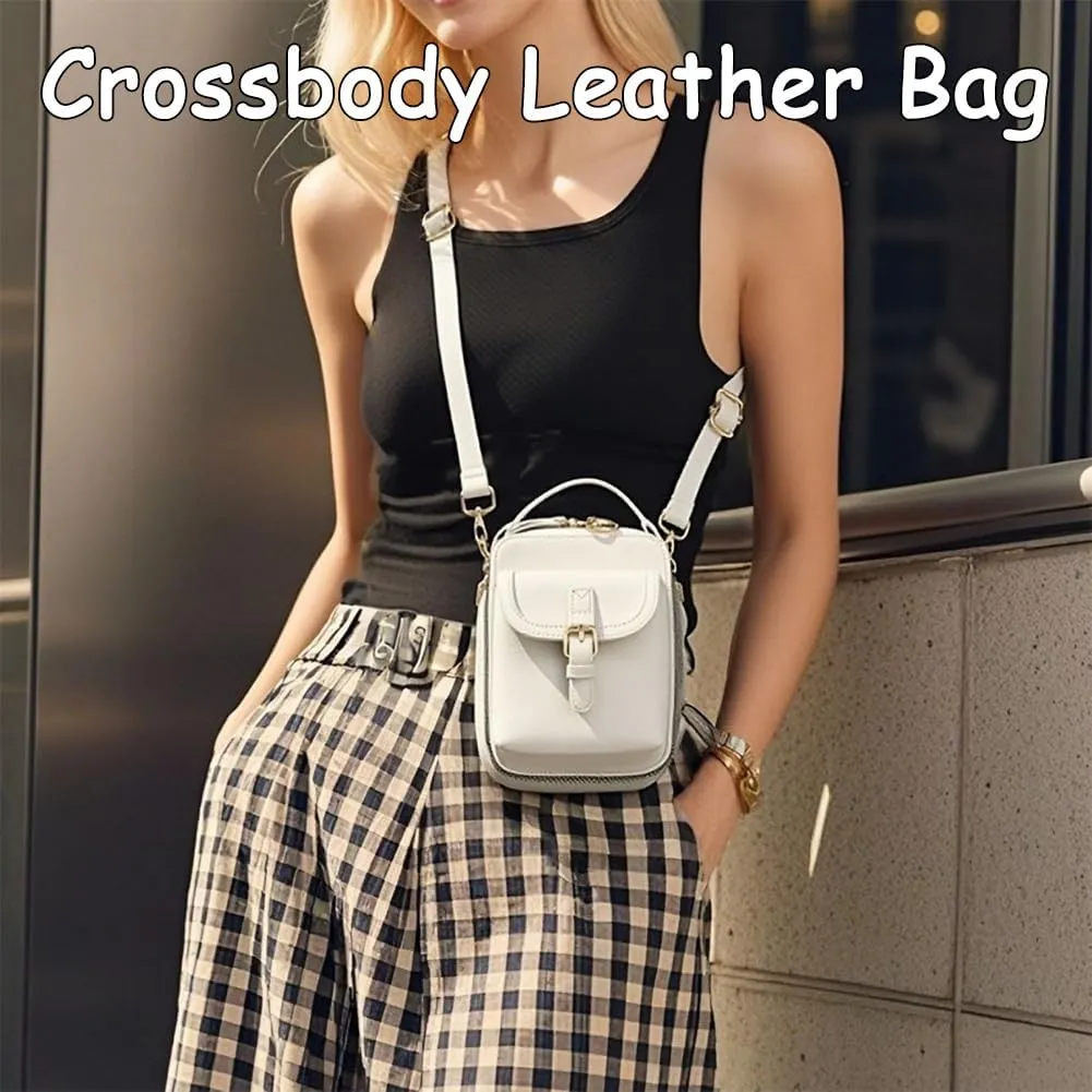 Enjoyaitlife Crossbody Bag, Enjoyaitlife Crossbody Purse, Large Capacity Anti-Theft Vintage Bag with 10 Card Slots