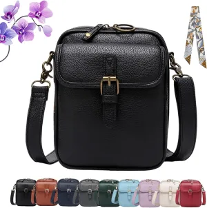 Enjoyaitlife Crossbody Bag, Enjoyaitlife Crossbody Purse, Large Capacity Anti-Theft Vintage Bag with 10 Card Slots