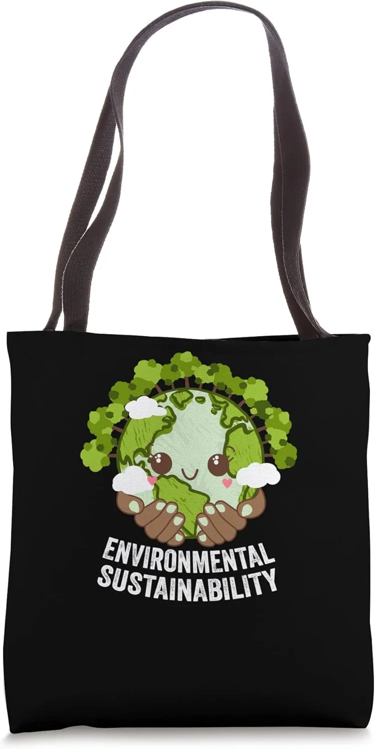 Environmental Sustainability Ecology Sustainable Ecosystem Tote Bag