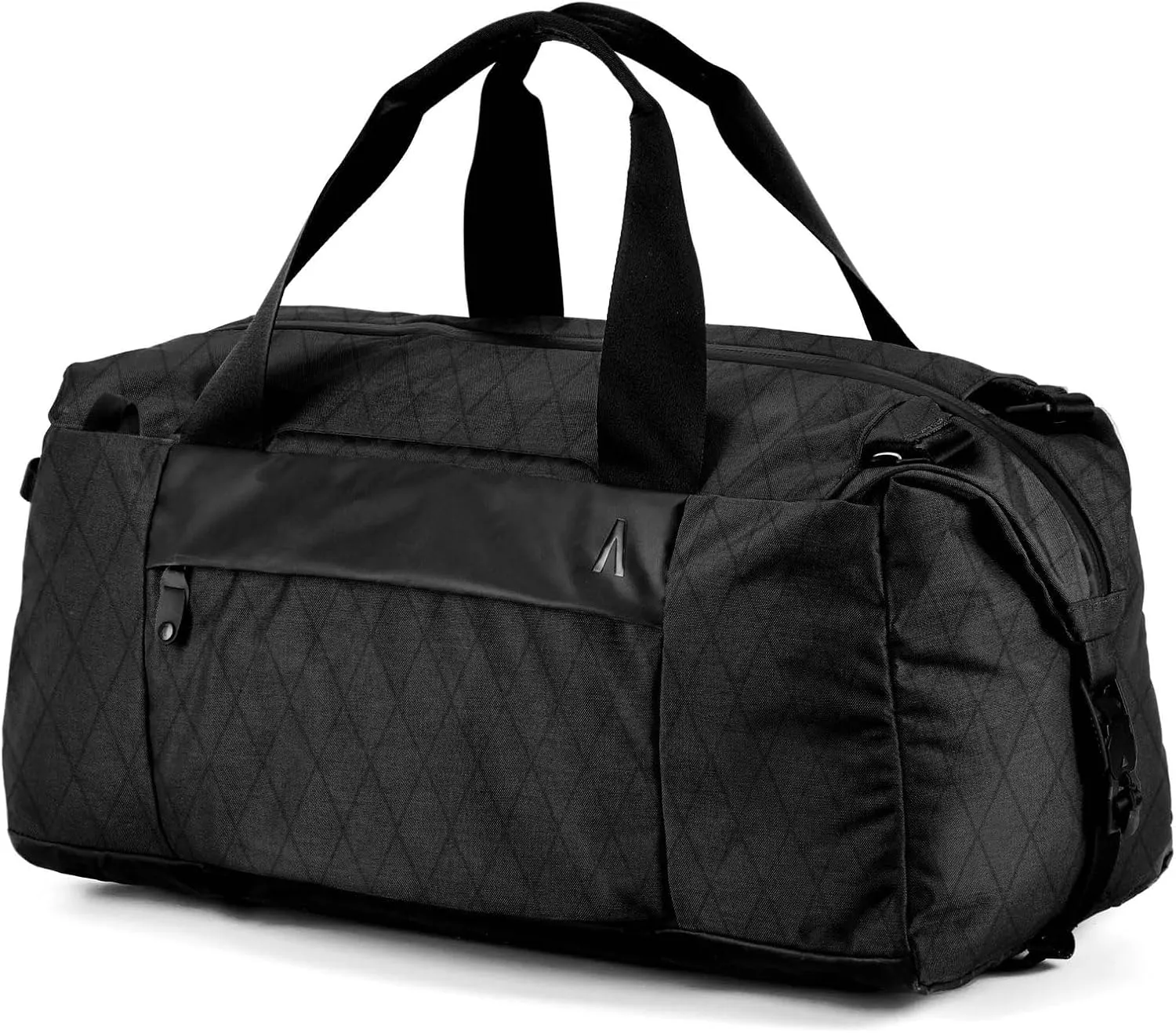 Errant Modular Duffel Bag Jet Black X-Pac – 35L Weekender, Travel Duffel Backpack, Waterproof, Ventilated Wet/Dry Compartment