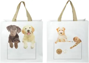 Esschert Design TP265 Shopping Bag, White
