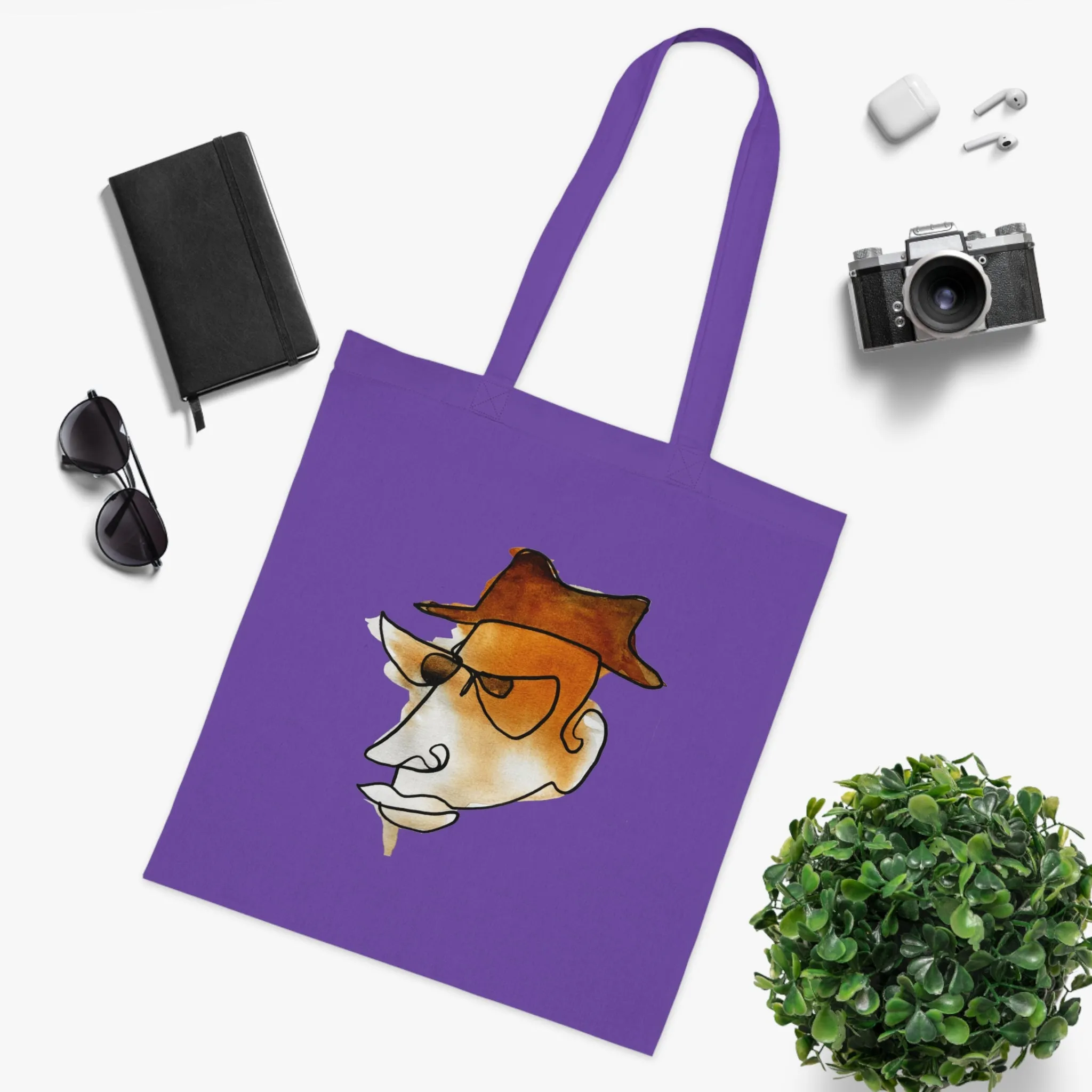 Explorer - Versatile 100% Cotton Tote: Vibrant Colors, Light & Practical