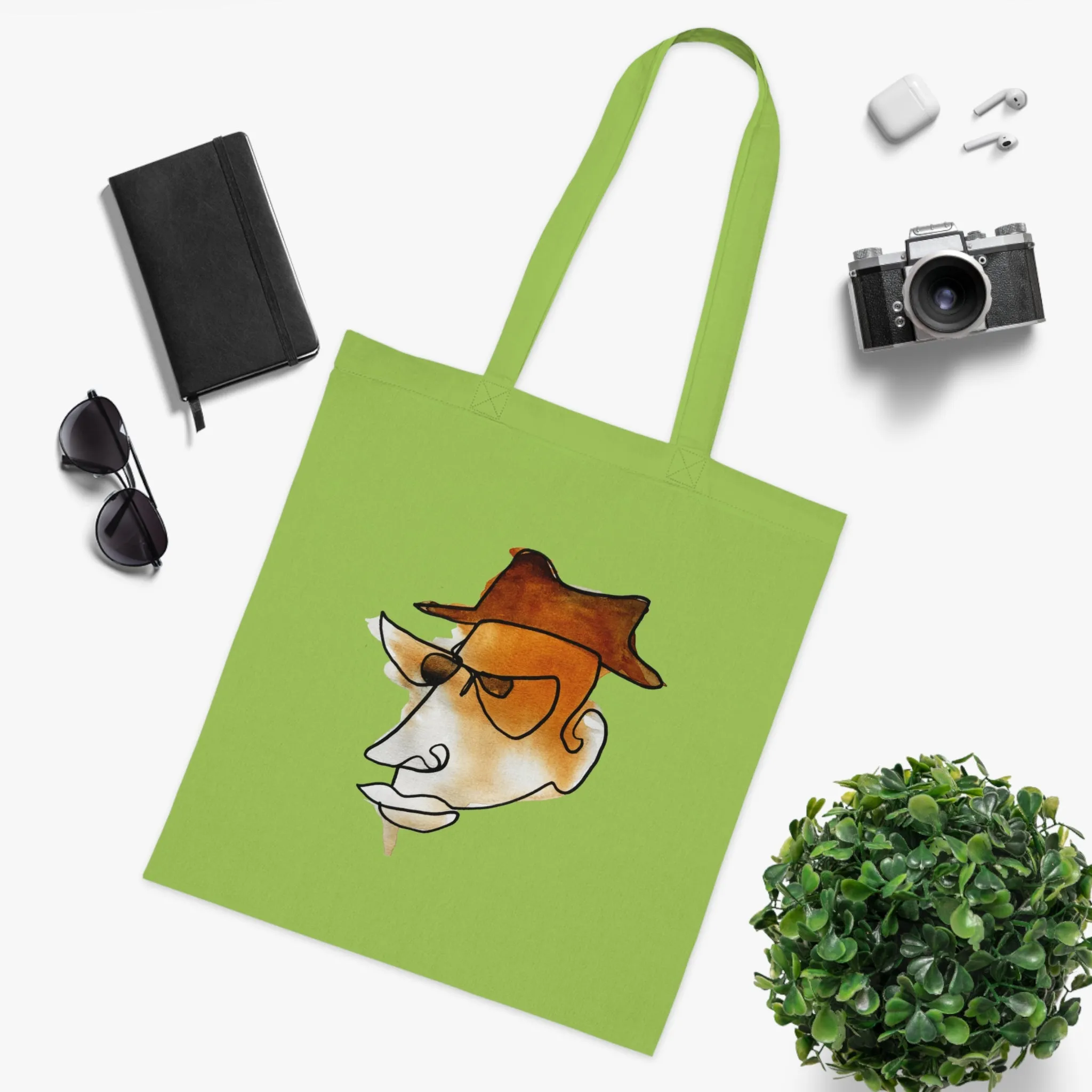 Explorer - Versatile 100% Cotton Tote: Vibrant Colors, Light & Practical