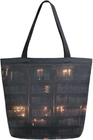 Extra Large Shoulder Gym Tote Bag, Rero Multi-storied Books Bookshelf Library Canvas Handle Bag for Yoga Weekender Picnic Beach Travel Kitchen Reusable Market Grocery Shopping