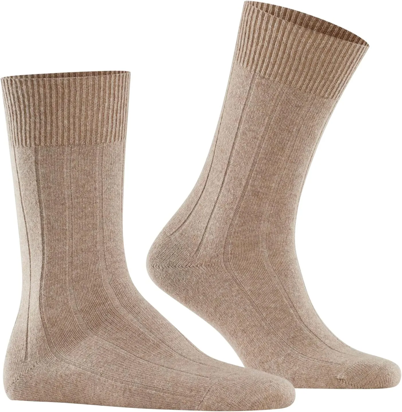 FALKE Men's Lhasa Rib Socks, Wool Cashmere, Business Casual, 1 Pair